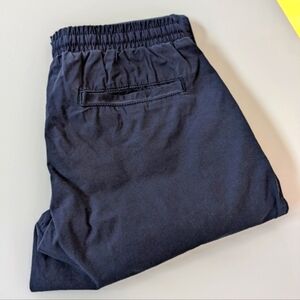 ASOS Navy Blue Elastic Waist Men's Pants